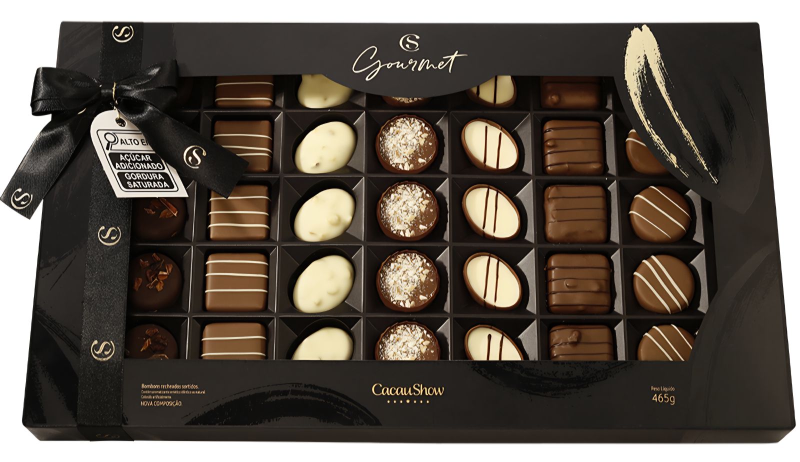 loja da Cacau Show com chocolates e produtos para presente